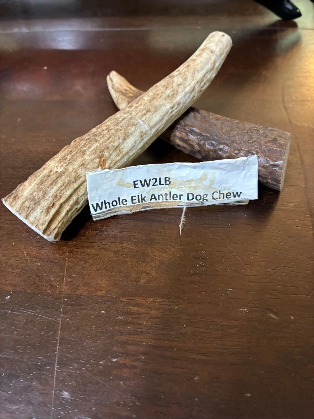 Whole Elk Antler Dog Chew - Natural USA Elk Antler - Small